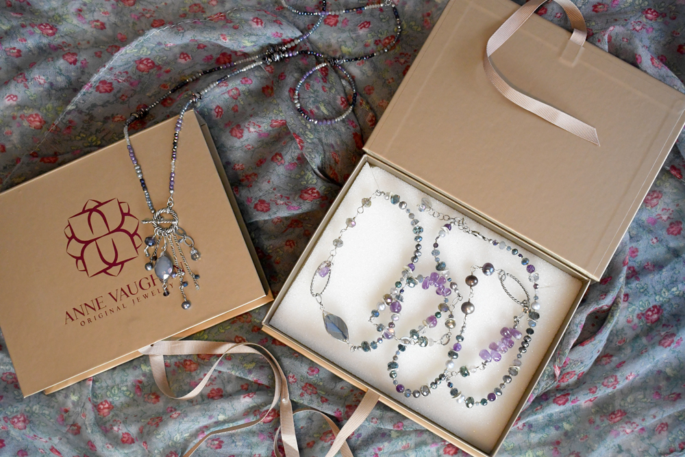 Anne Vaughan Jewelry necklaces and earrings are great gifts