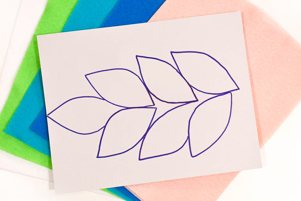 How to make a felt garland