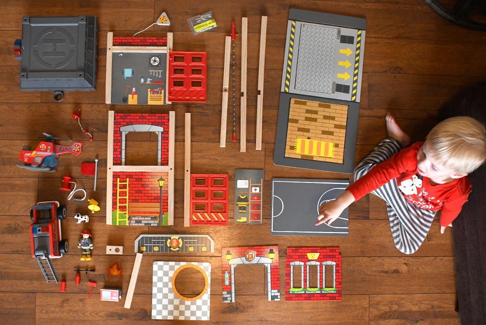 Hape Toys Fire Station Playset Review