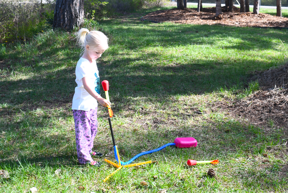 Stomp Rocket Kids Yard Activity