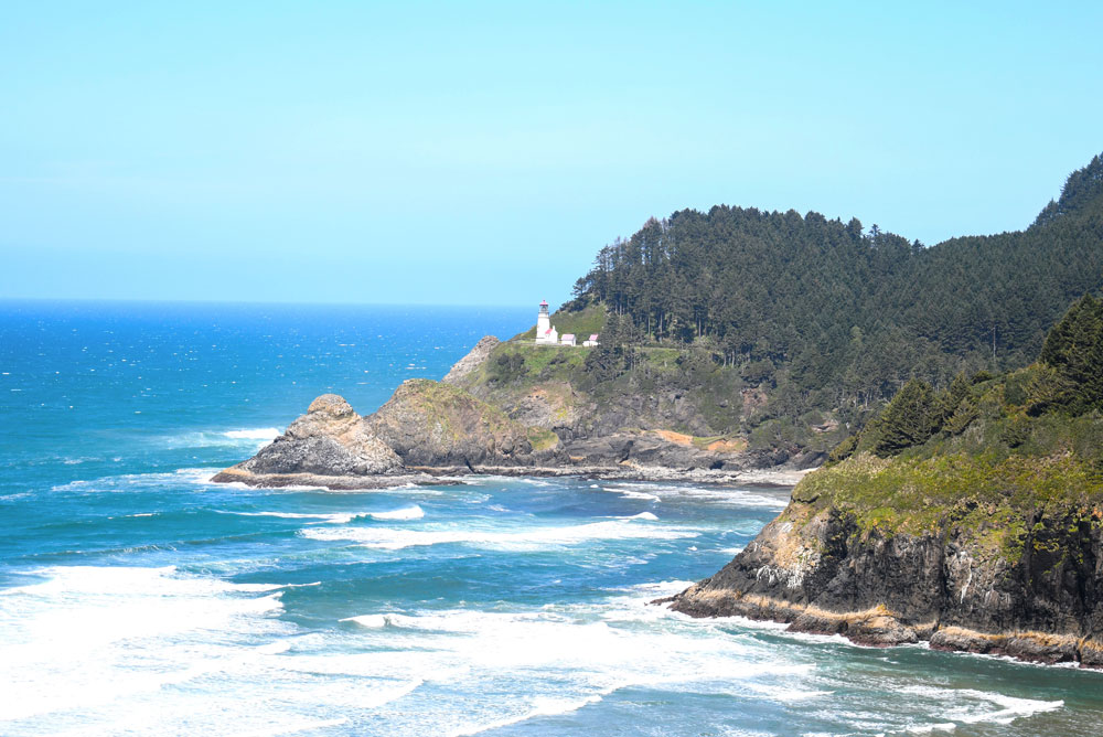 Heceta Head lighthouse in Florence Oregon