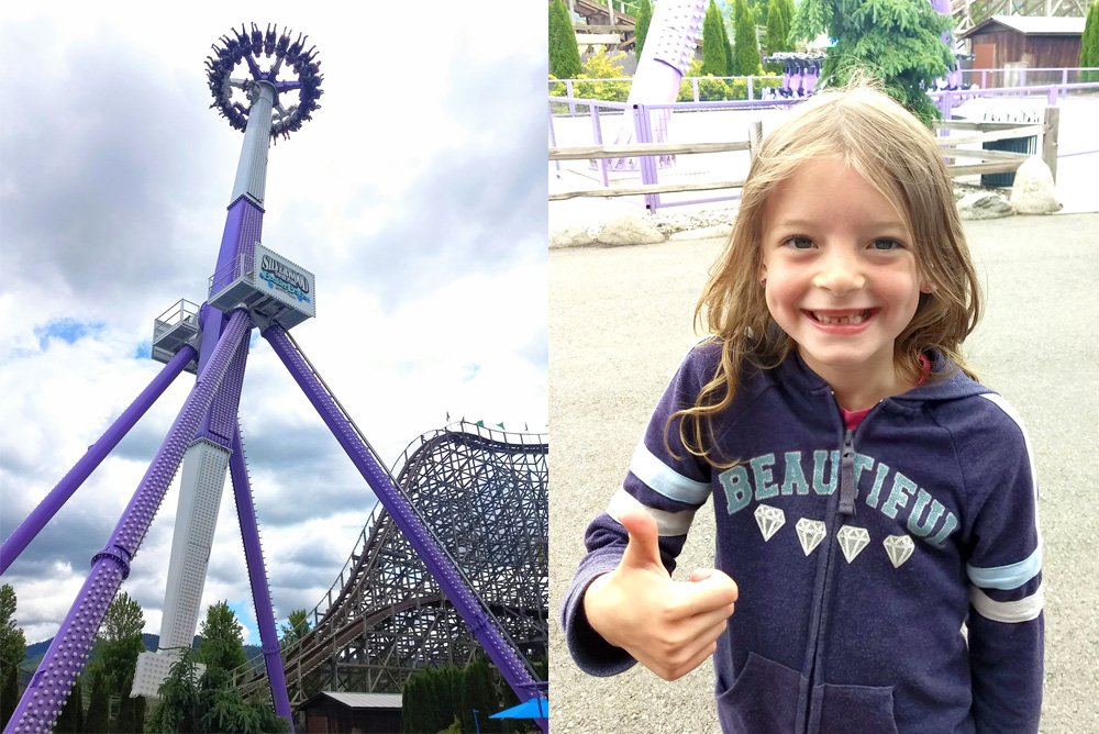 Silverwood Theme Park ride Spin Cycle