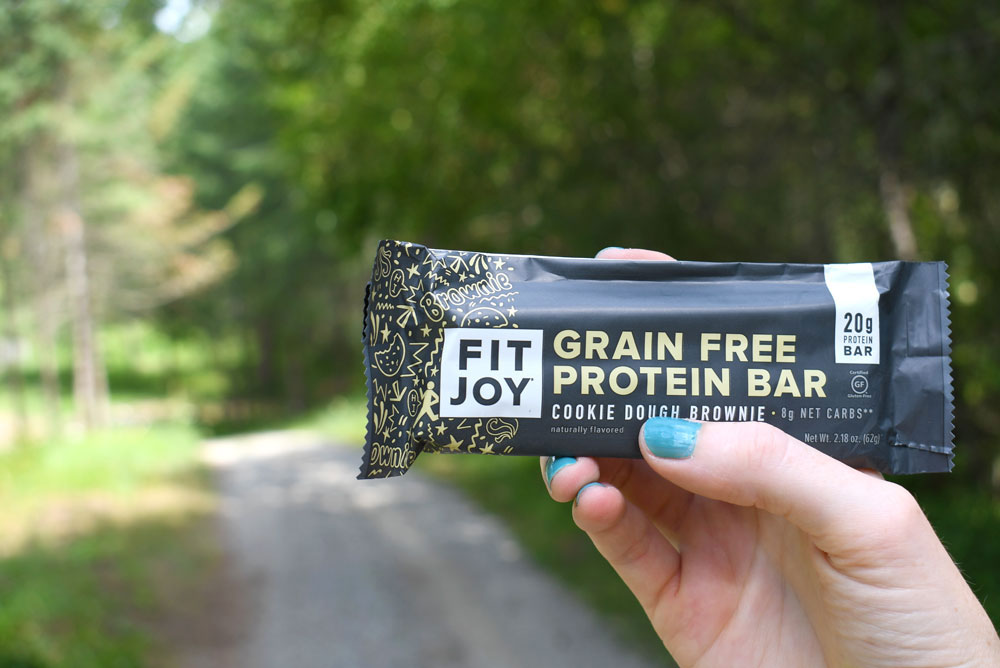 FitJoy review grain free protein bars cookie dough brownie