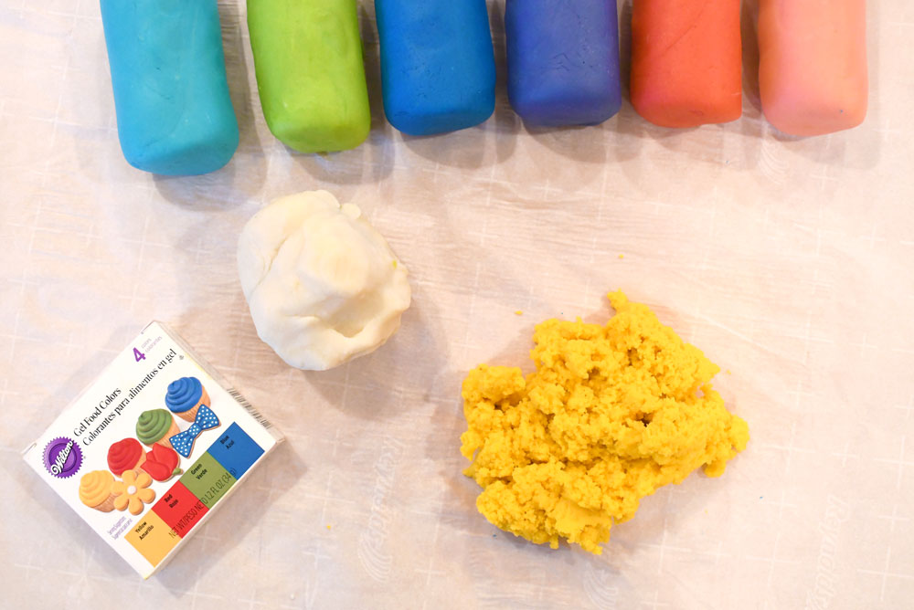 Easy homemade play dough homeschool kids activity