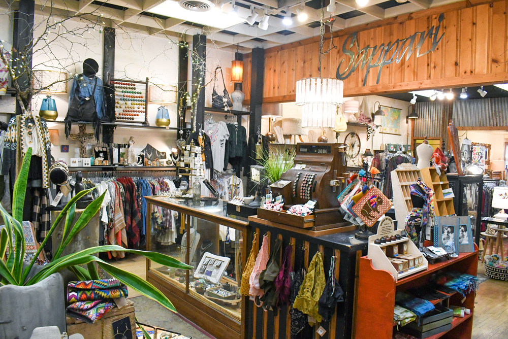 Sappari clothing and accessories store in Whitefish Montana