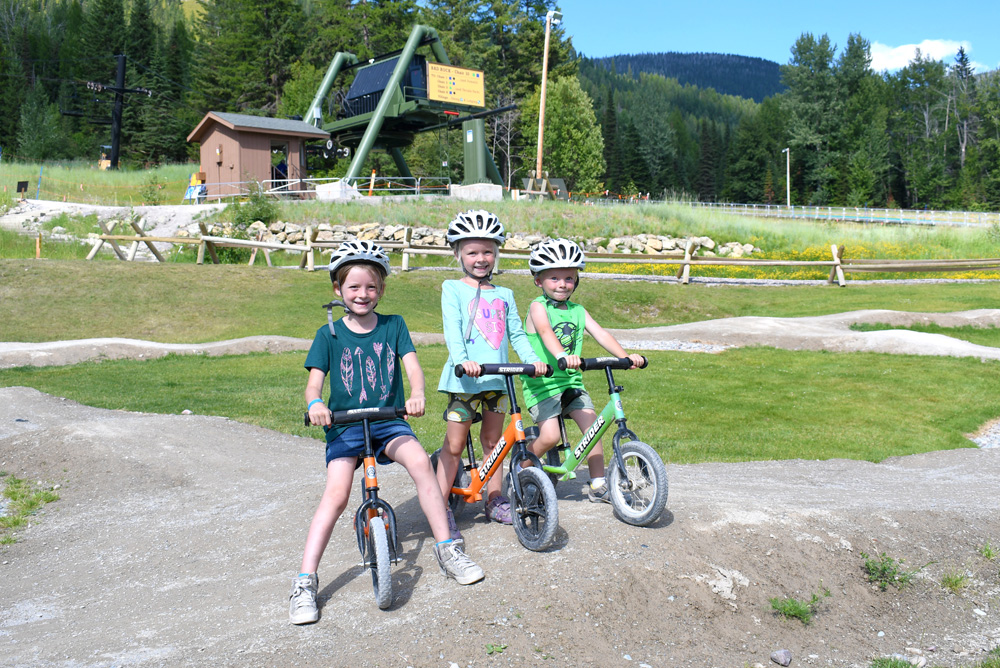 Kids Strider Bike Park at Whitefish Mountain Resort