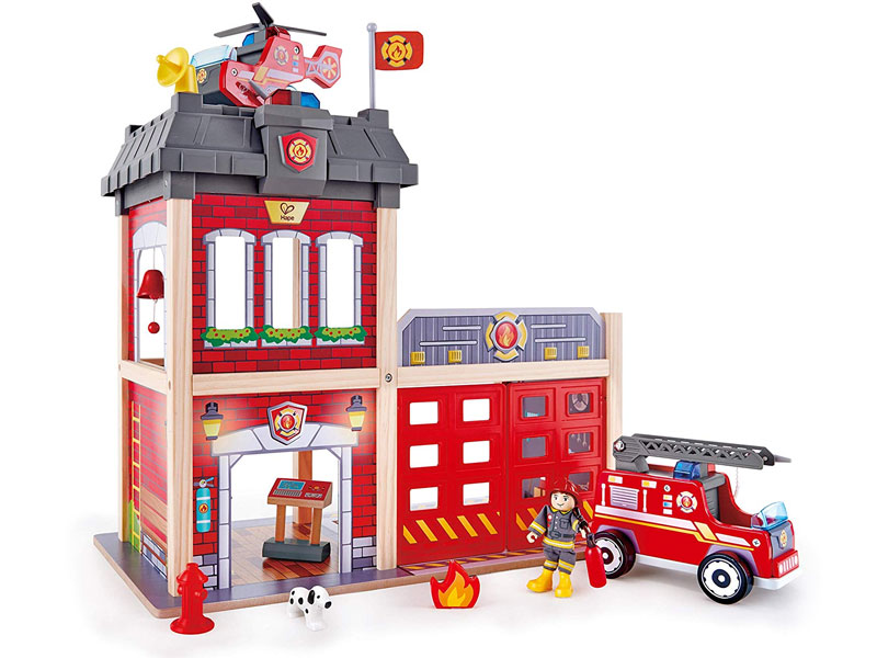 Hape Toys Fire Station kids holiday gift guide