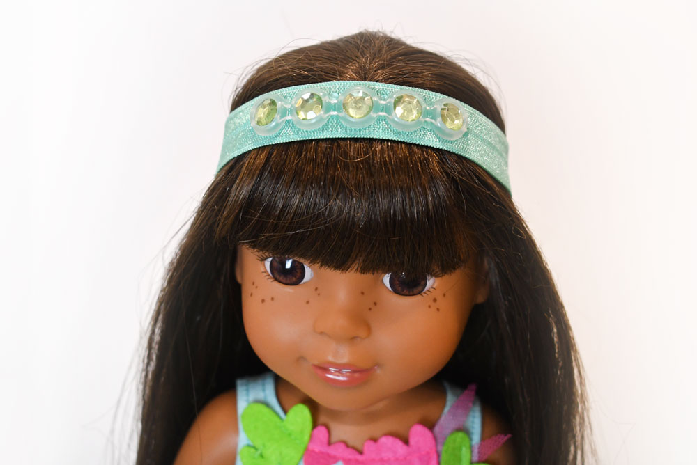 Easy DIY doll headbands for American Girl WellieWishers
