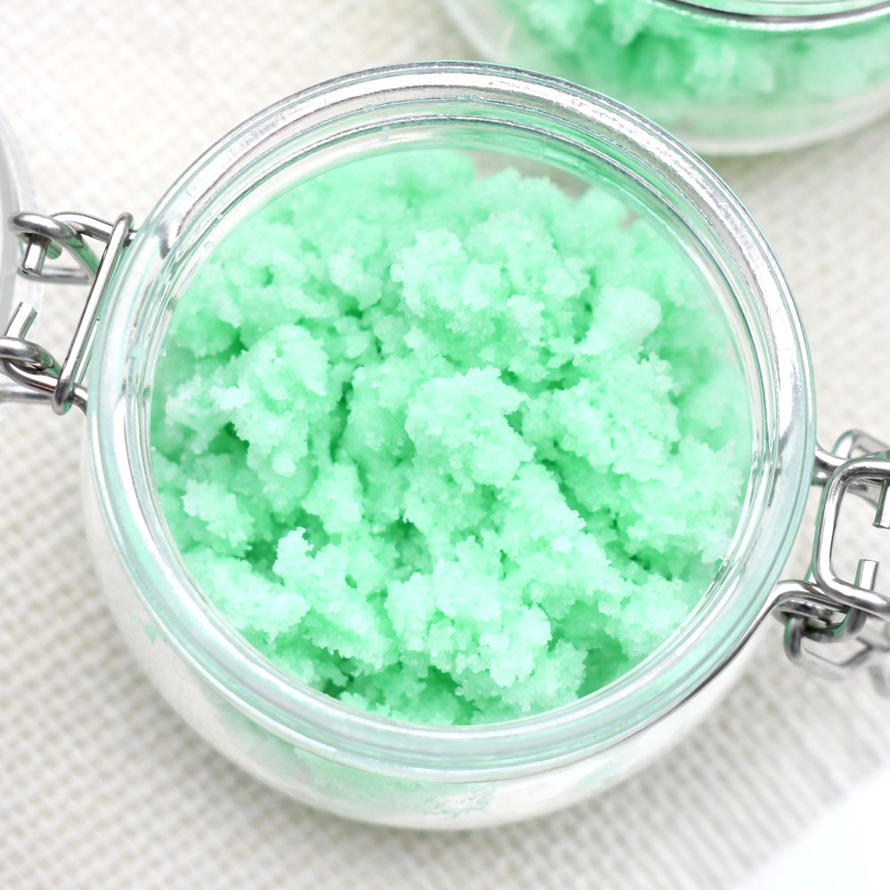 Homemade Mint Sugar Scrub