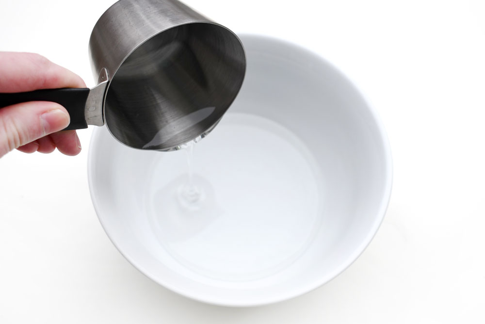 DIY sensory slime using glue, contact solution and baking soda