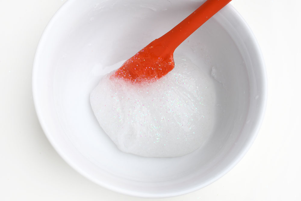 how to make glitter slime kids recipe borax free