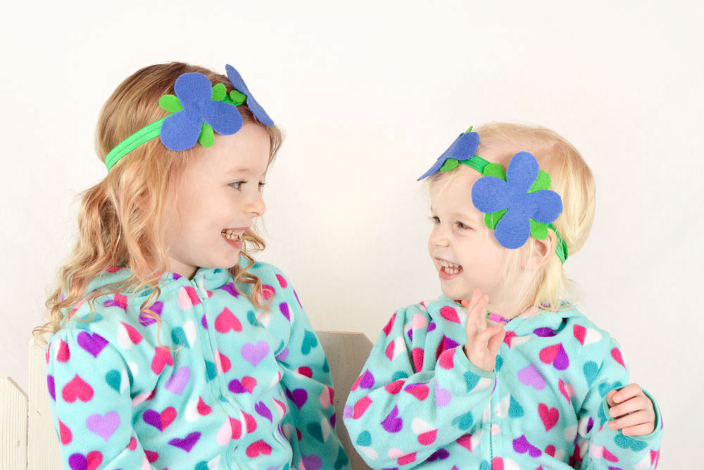 Easy DIY Princess Poppy flower headbands