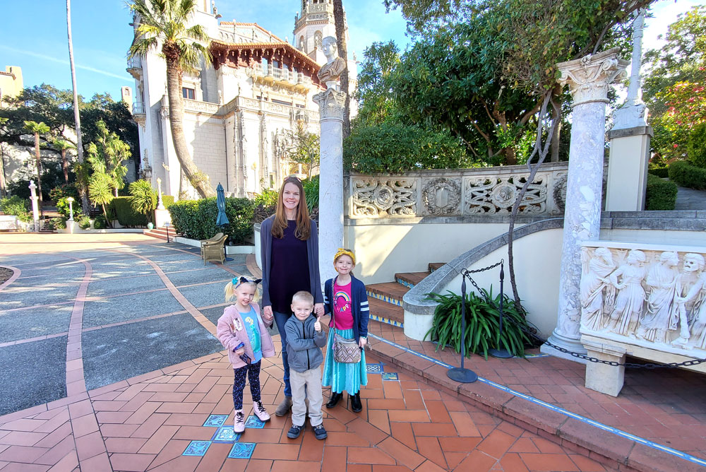 Hearst Castle tour with kids