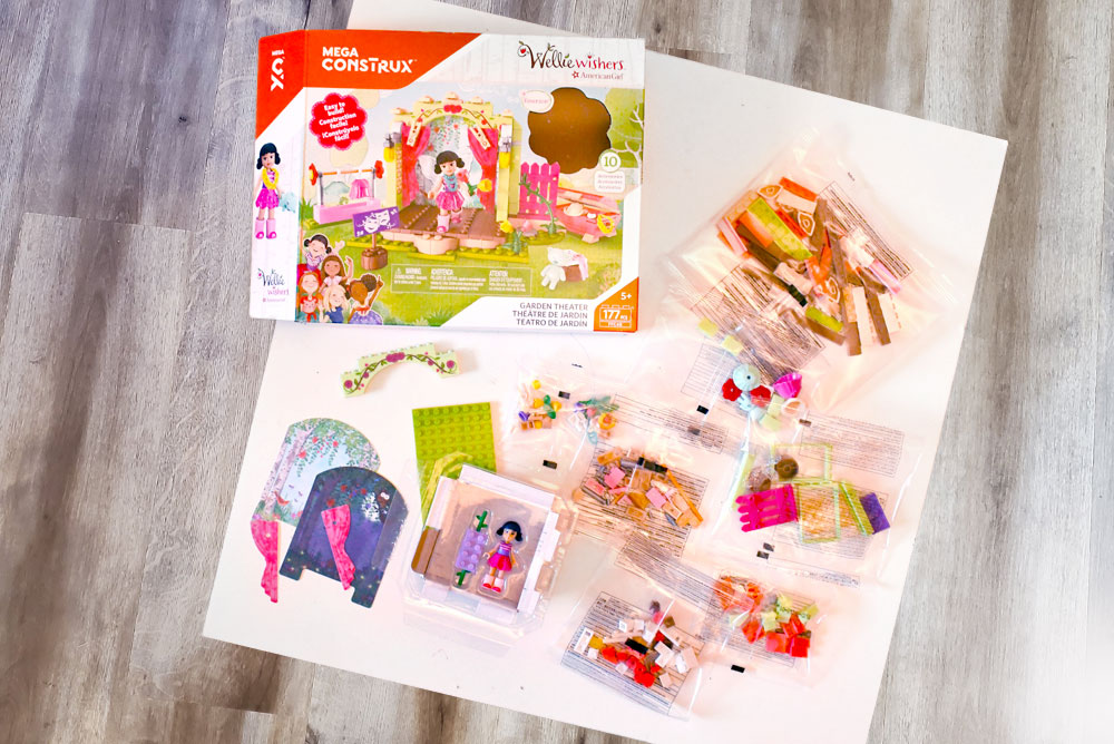 American Girl mega construx play set garden theater