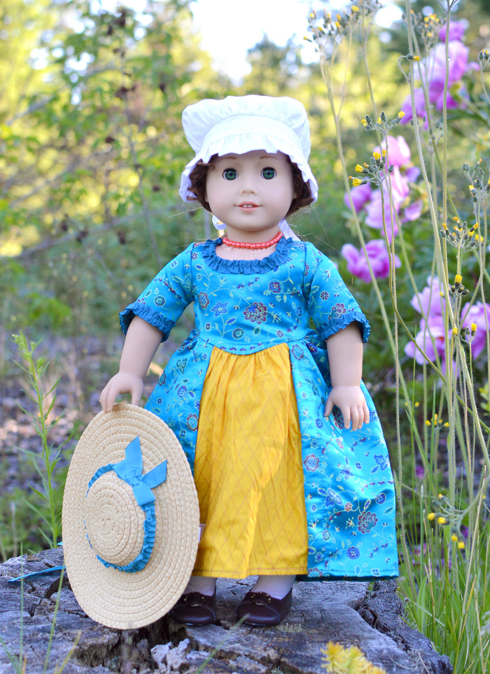 Felicity Merriman 1774 Williamsburg dress