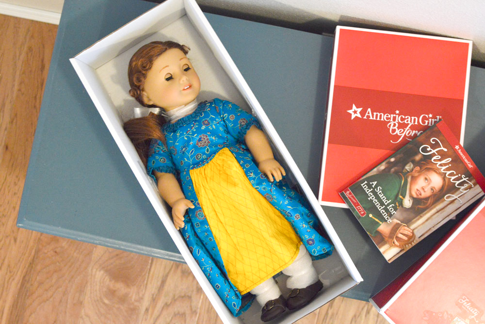 American Girl Felicity doll in the box