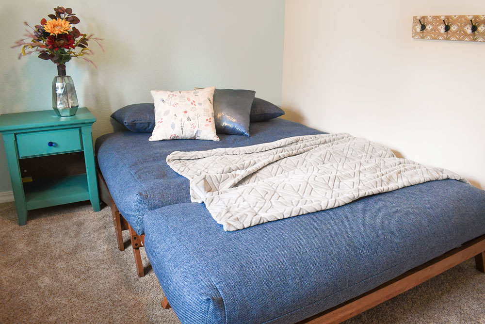 Futon Shop wall hugger fold down bed