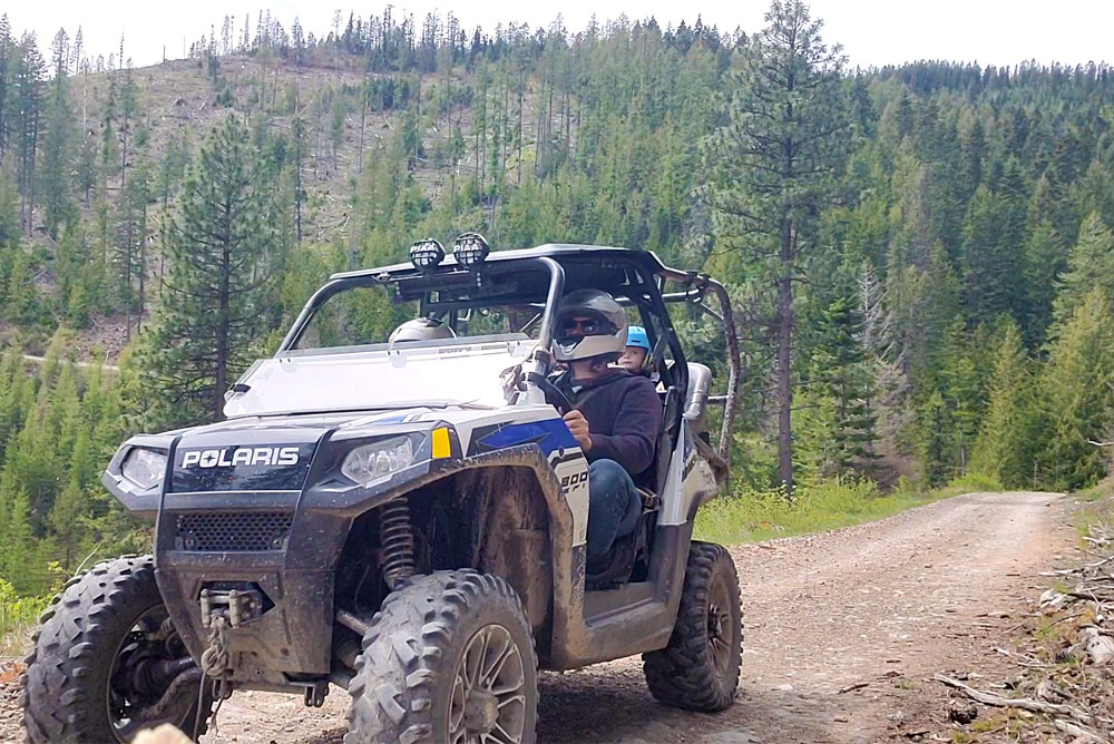 Bunco off-road RZR ride near Coeur d'Alene Idaho