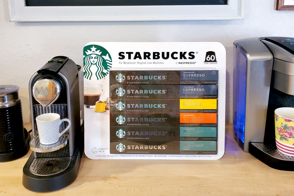 Starbucks Nespresso Capsules packs at Costco