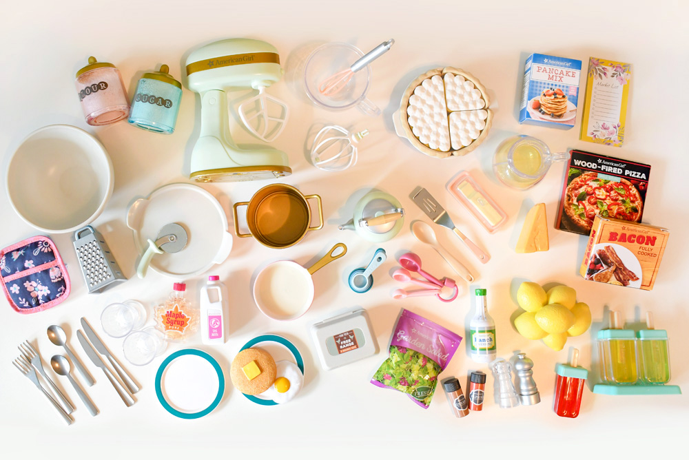 American Girl doll kitchen review cooking supplies and play food