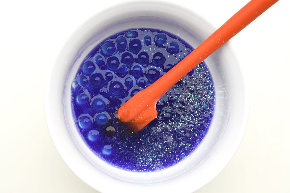 diy glitter slime creative kids activity