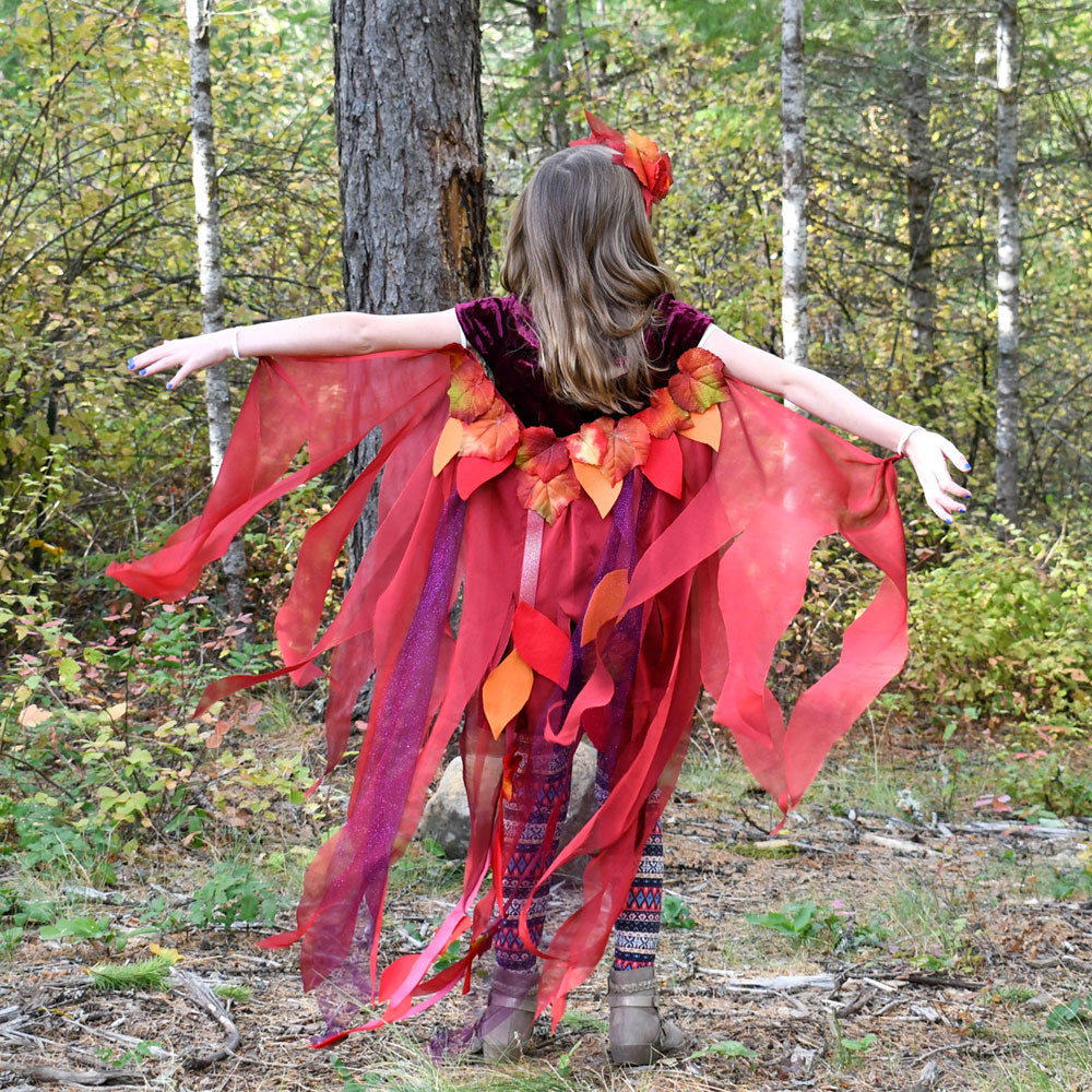 No-Sew Phoenix Kids Costume