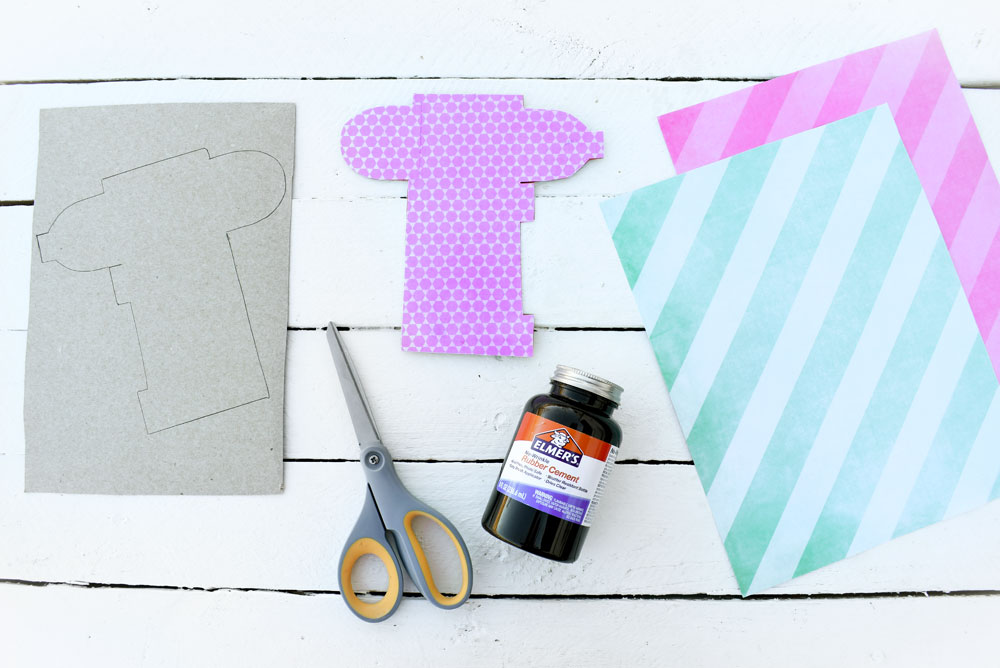 How to make a doll sized mailbox kids paper craft