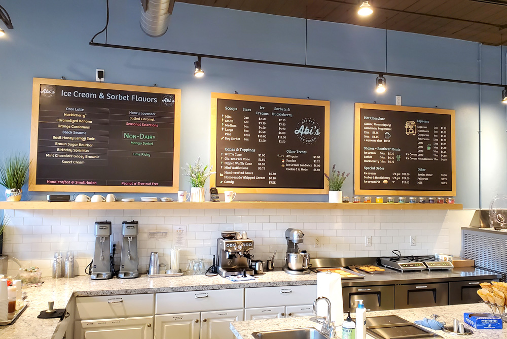 Abis Ice Cream shop - things to do with kids in Coeur d'Alene, Idaho