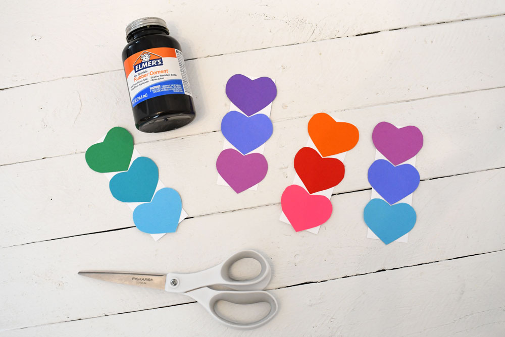 easy kids paper craft for Valentine's Day