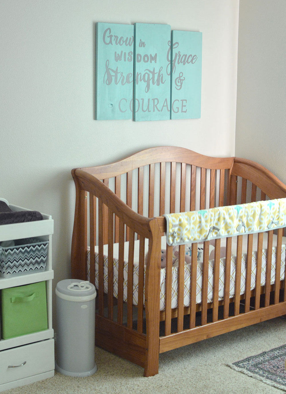 boys wall art with homemade stencils