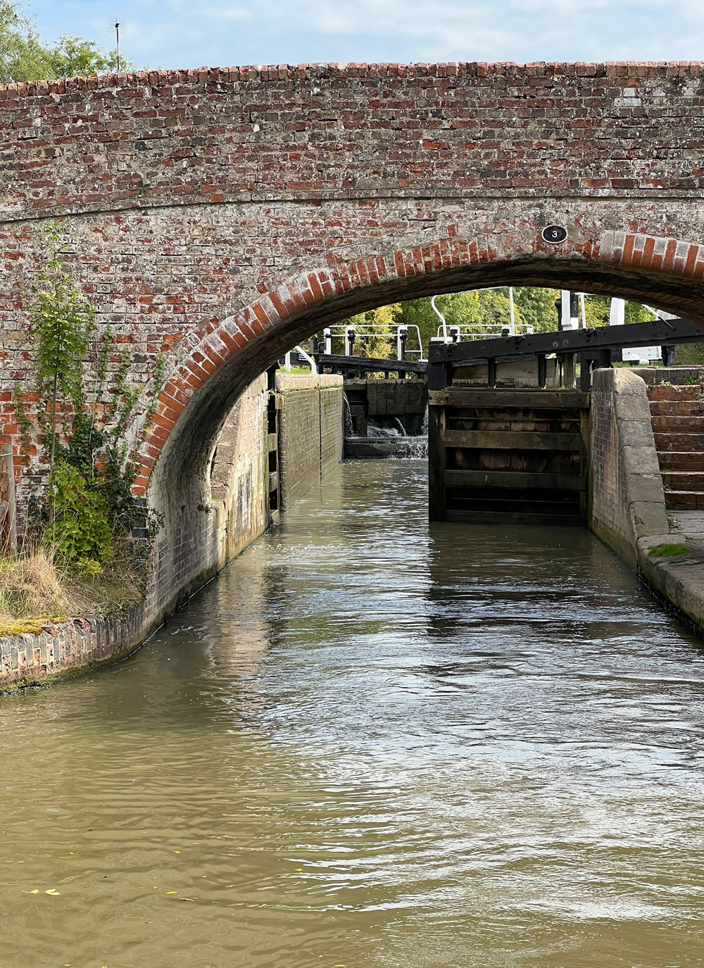 Stone bridge canal in England