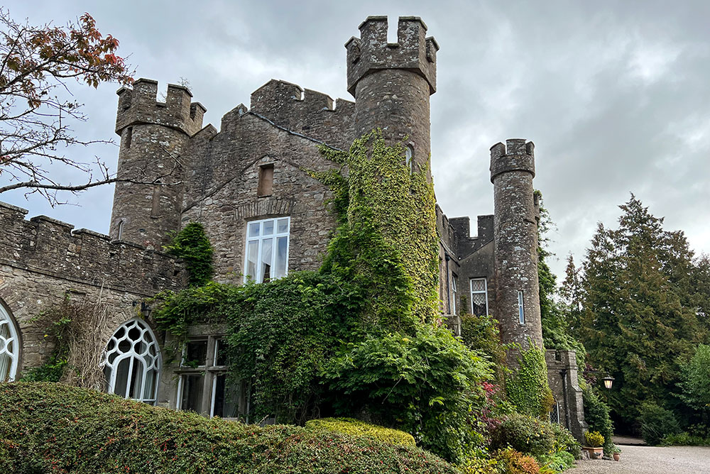 stay in a castle Augill stone towers