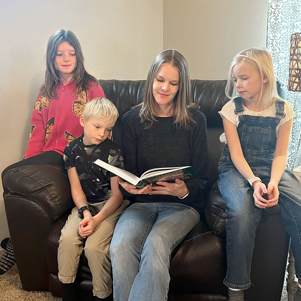Kids homeschool schedule and workbooks