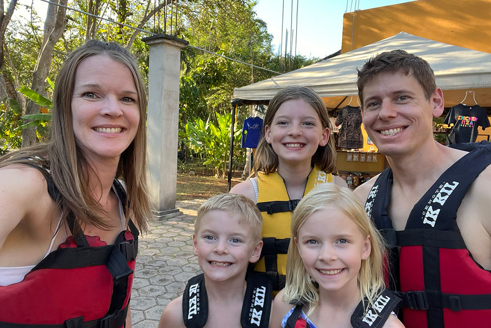 Wallace family Cenote Ik Kil in Mexico