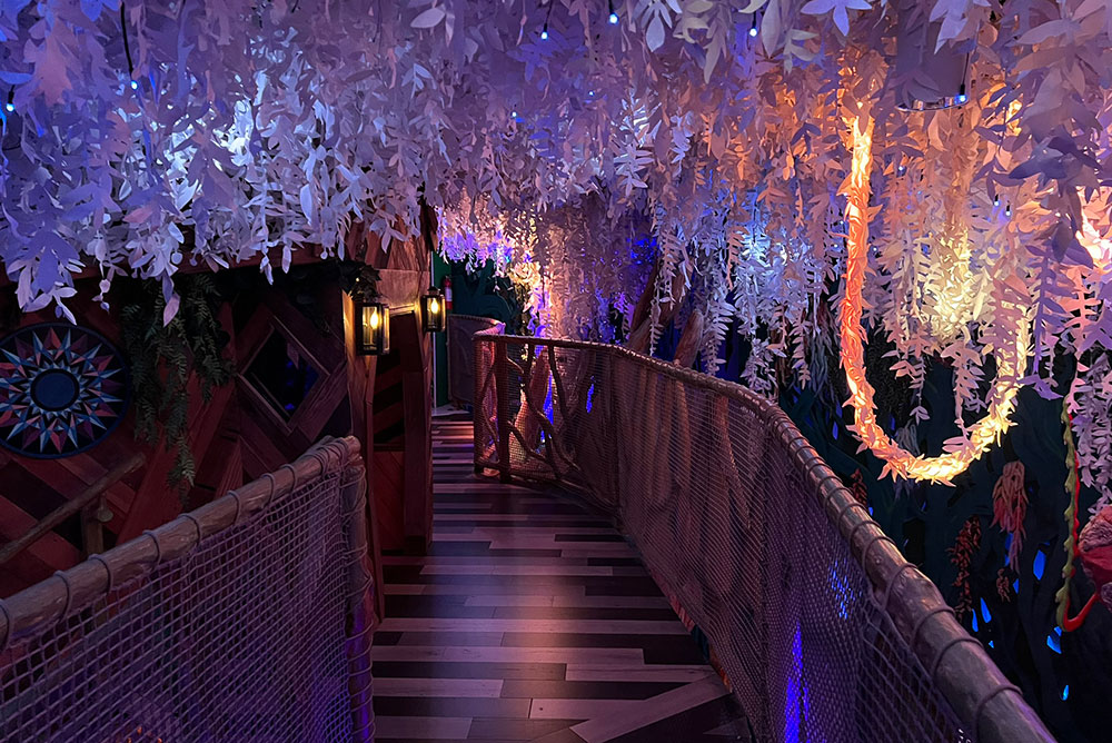 paper leaf treehouse meow wolf real unreal