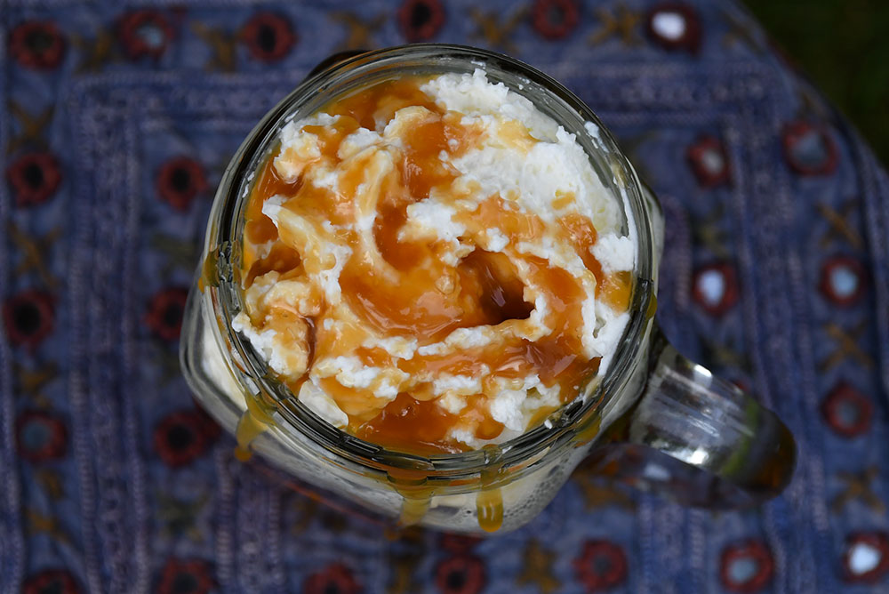 homemade butter beer butterscotch topping
