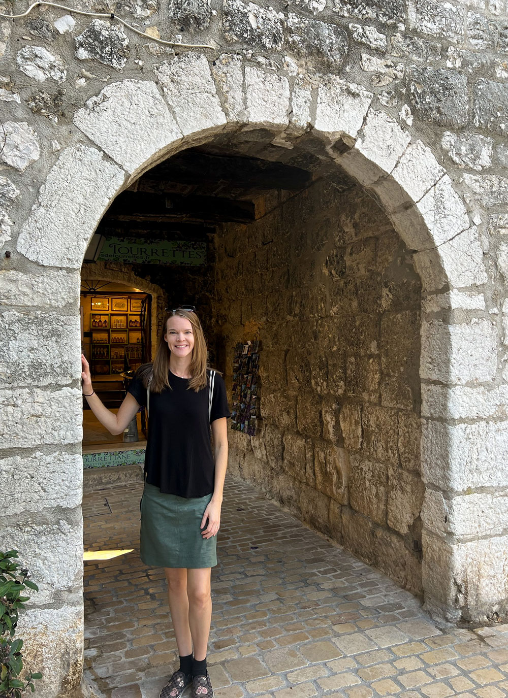 stone archway in France Katie Wallace