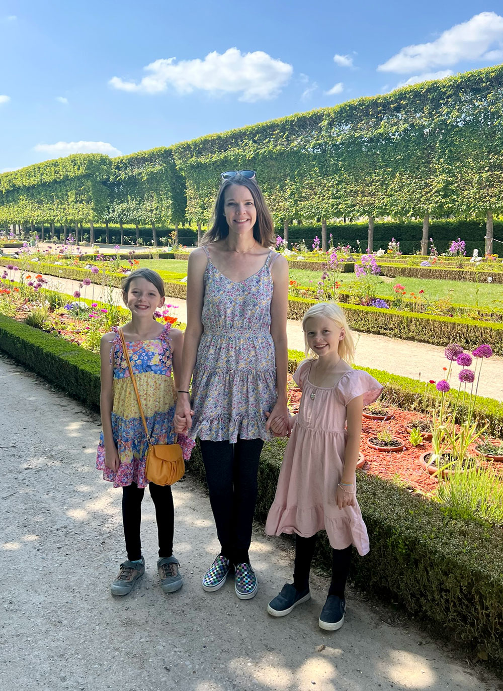 Exploring Versailles with kids