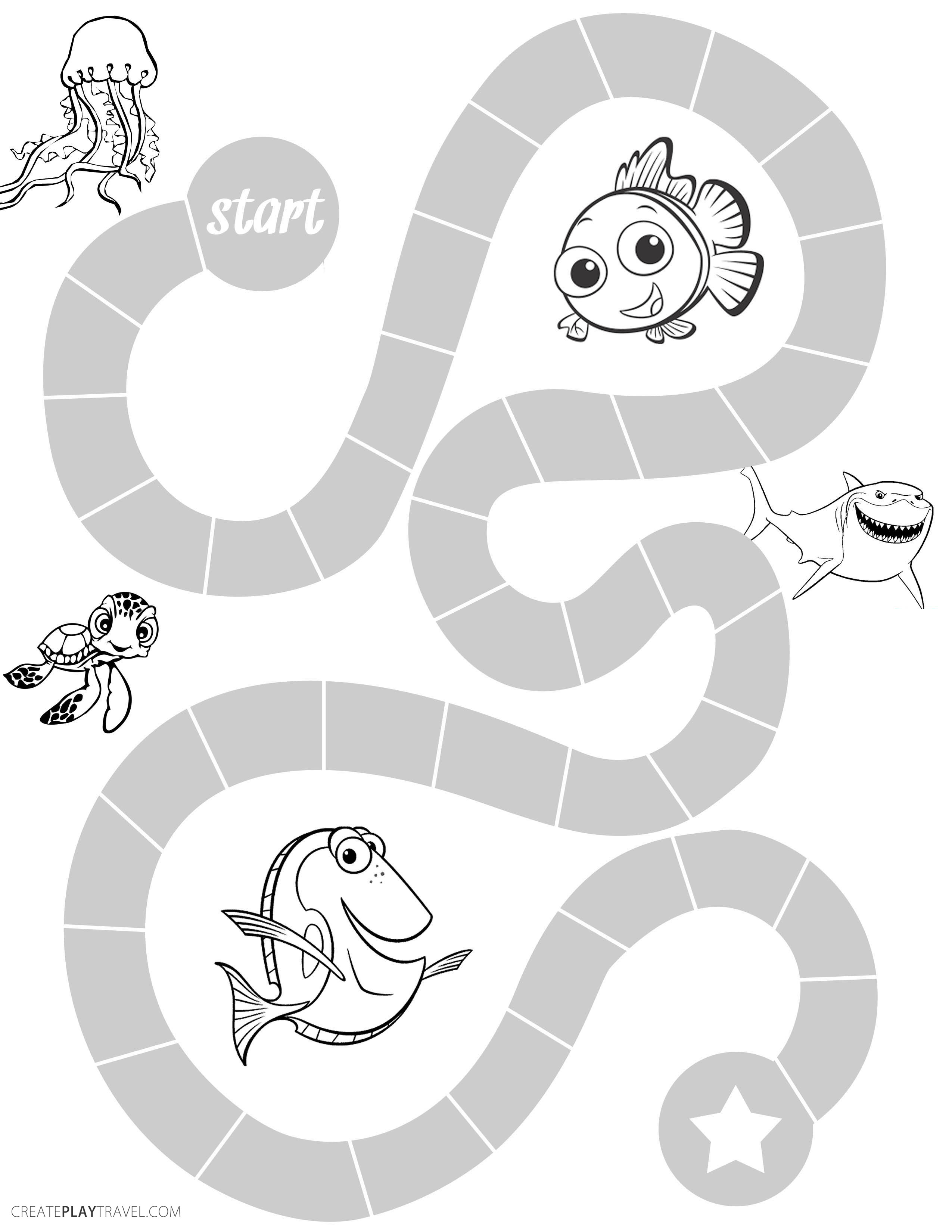 Potty Training Reward Chart Finding Nemo Printable